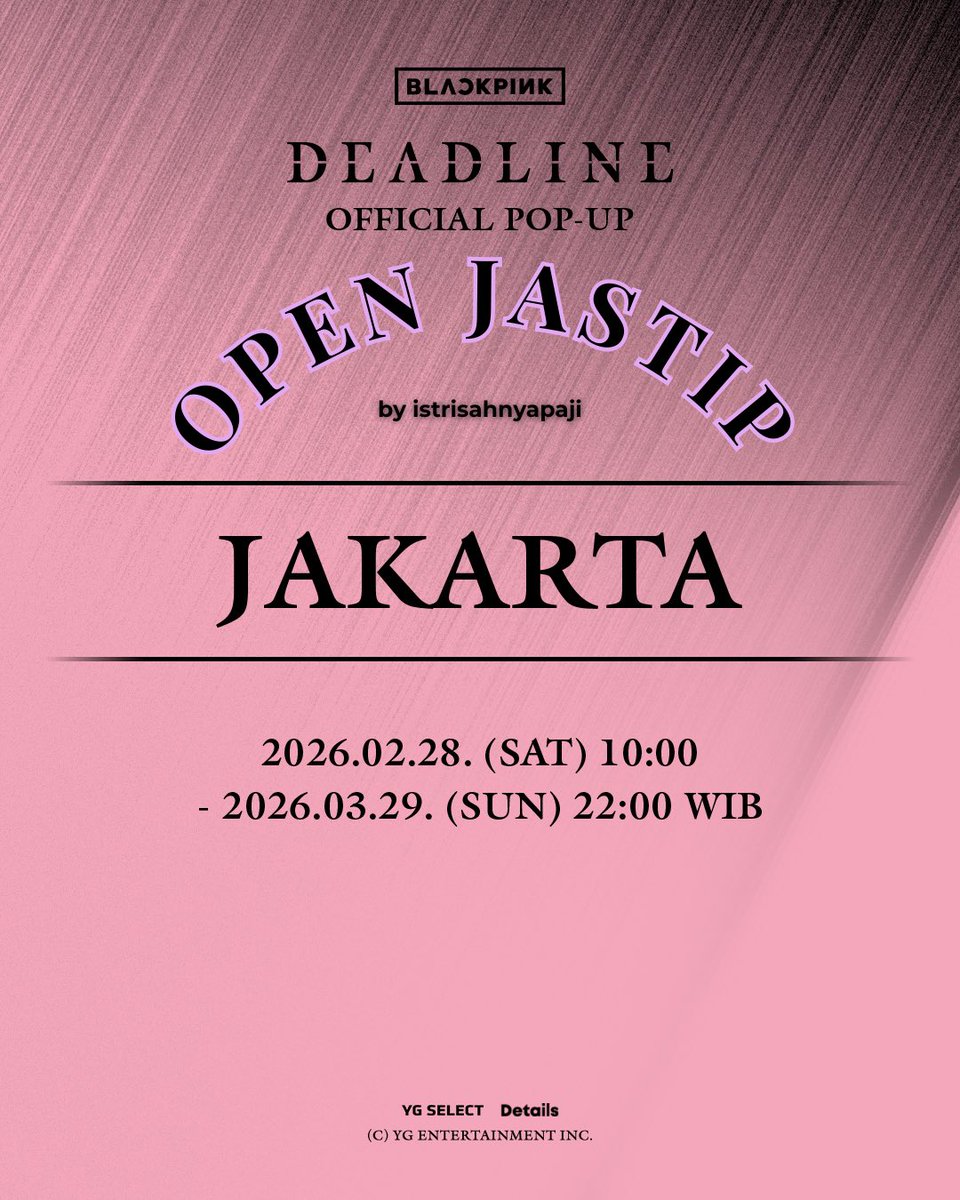 istrisahnyapaji's tweet photo. HALO AKU OPEN JASTIP BLACKPINK DEADLINE MERCH YA GUYSSS🛍️
💸 Fee bersahabat start from 20k saja
✅ Bisa COD, instan/paxel, CO oren🍊
📦 free packaging tambahan
🚚 shipping dari jaksel ke seluruh indonesia🇲🇨
📩 DM for order

A thread
#zonauang #jastipblackpink #deadlinemerch https://t.co/QNLwoIphyD