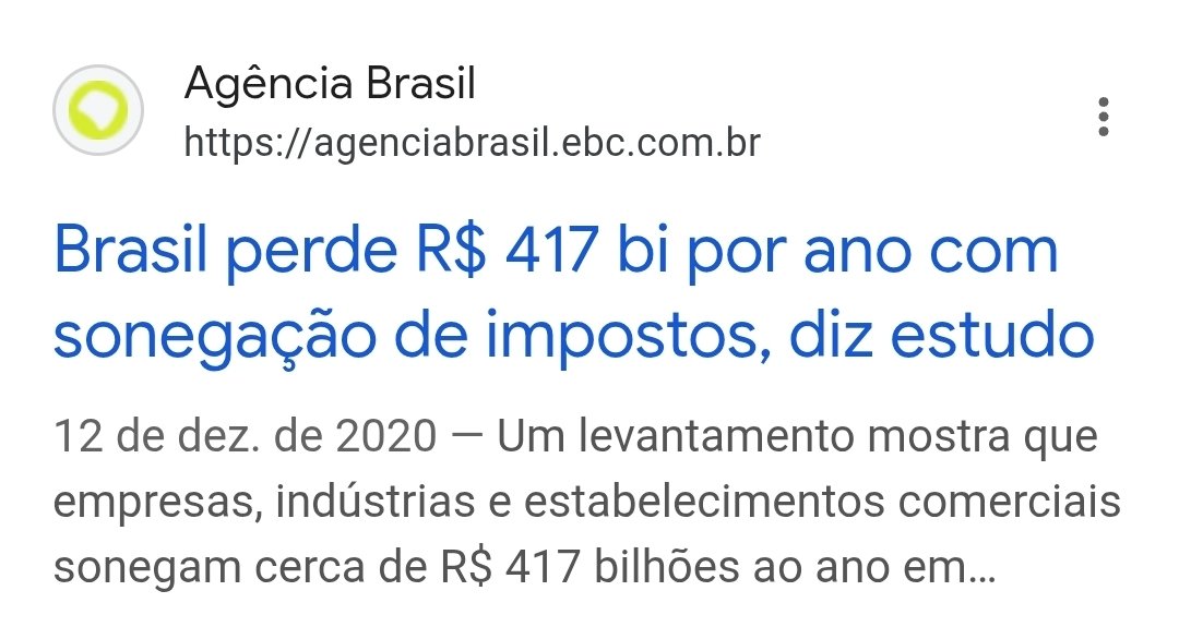 O pessoal que sonegou R$ 417 bilhões reclamando que podem ter prejuízo se ajudar o trabalhador.