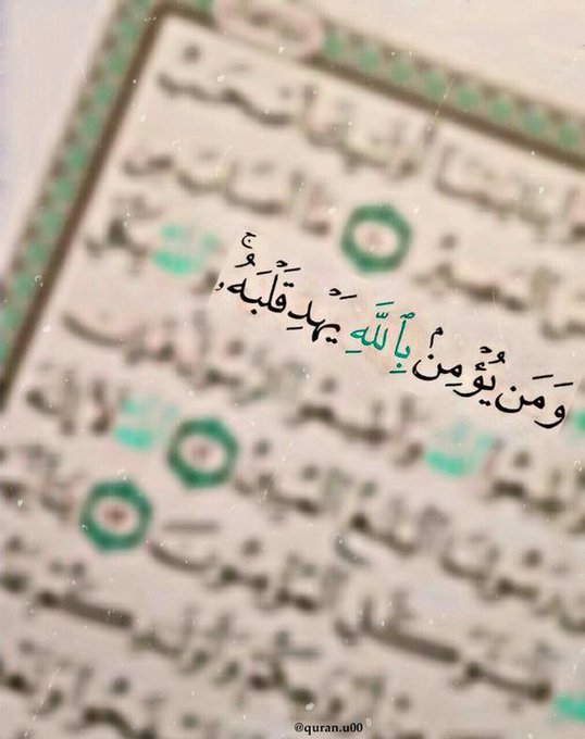 "... Kim Allah'a inanıp güvenirse, Allah onun kalbini doğruya götürür."

(Teğâbun 64/11)