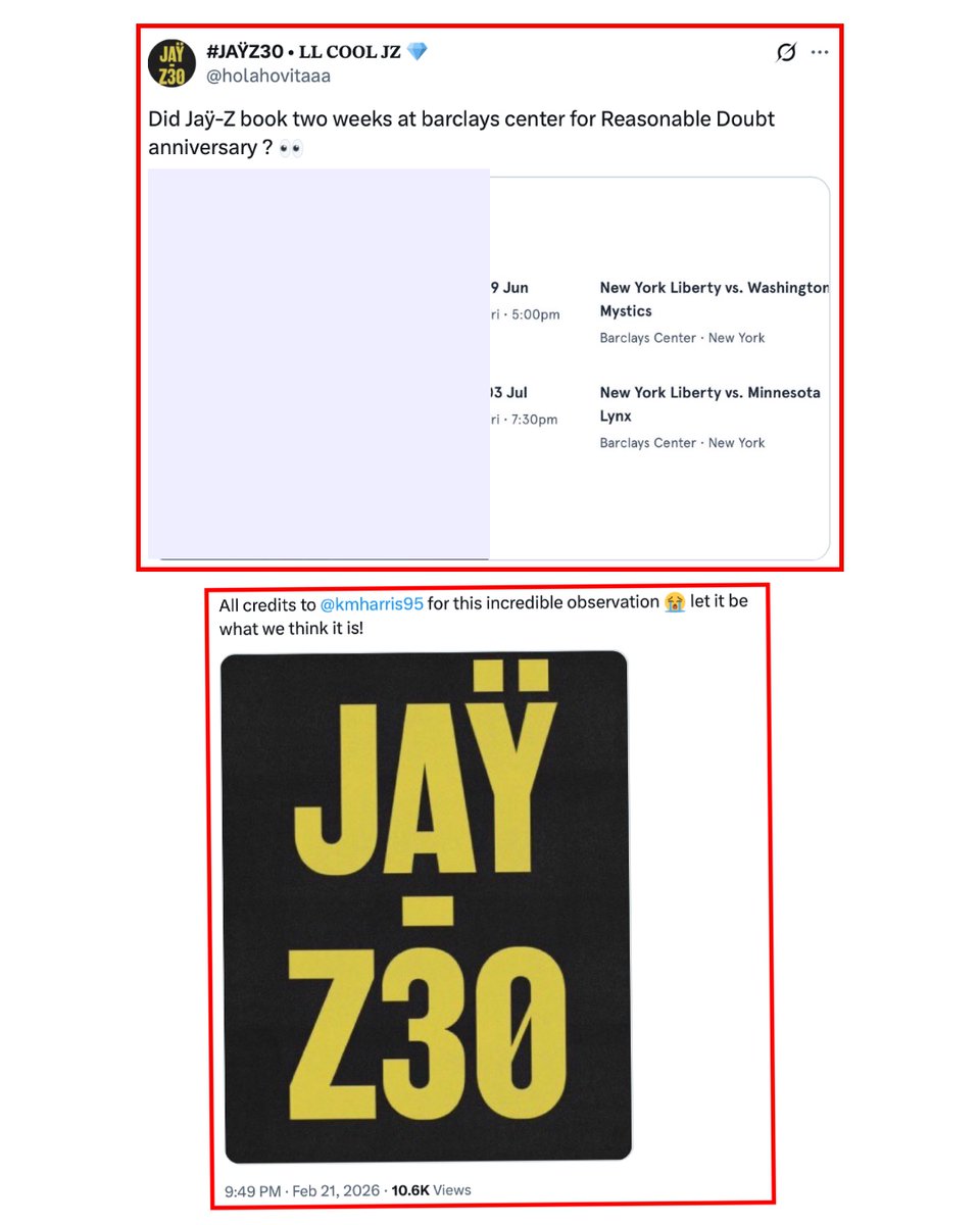 Jay-Z sparks speculation that he is planning Reasonable Doubt anniversary shows in New York.

After recently launching the new website JayZ30.com and releasing the original "Dead Presidents" track on streaming services last week, Hov clearly has plans to celebrate