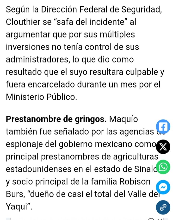 272 TONELADAS DE  DROGA FUERON ENCONTRADAS A MANUEL CLOUTHIER  ALIAS EL MAQUIO EN 1974

<a href="/ClouthierManuel/">Manuel Clouthier C.</a>  si tuvieras vergüenza estarías calladito y no mintiendo ni sembrando narrativas en esta red.

No hay que olvidar que a tu papá le encontraron 272 toneladas de droga en sus
