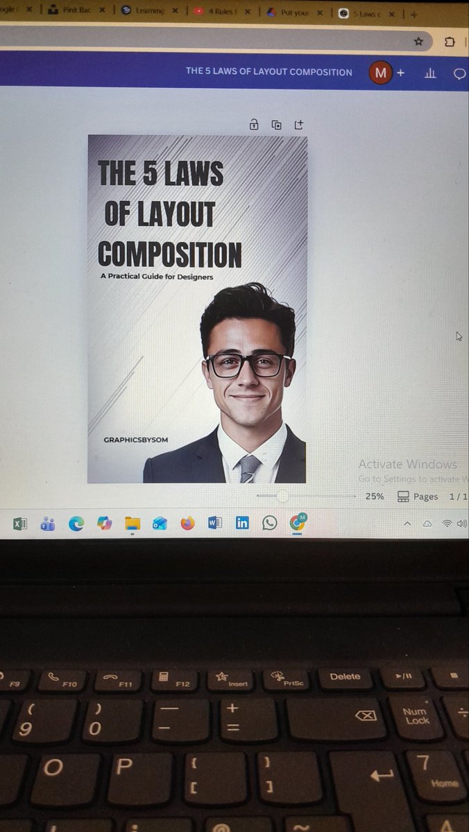 graphicsbysom's tweet image. Day 8/30  Days of Tech @TechSphereAcad
I learned the 5 laws of layout &amp;amp; positioning today — design is really about where things go, not just how they look.
Applied it to a book cover. Trusting the process.
Tomorrow, we go again.
#DesignJourney #TsAcademy #LearningWithTS