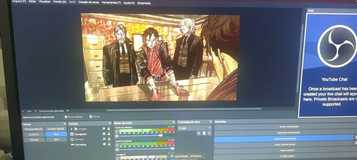 E vamo de gravar a própria tela pra pegar footage de Ordem Paranormal :v
