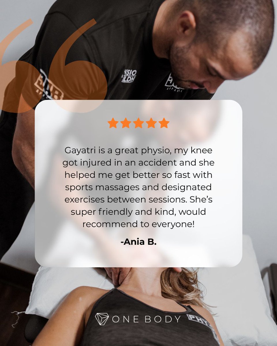 One Body LDN | Physiotherapy Sports Massage London tweet media