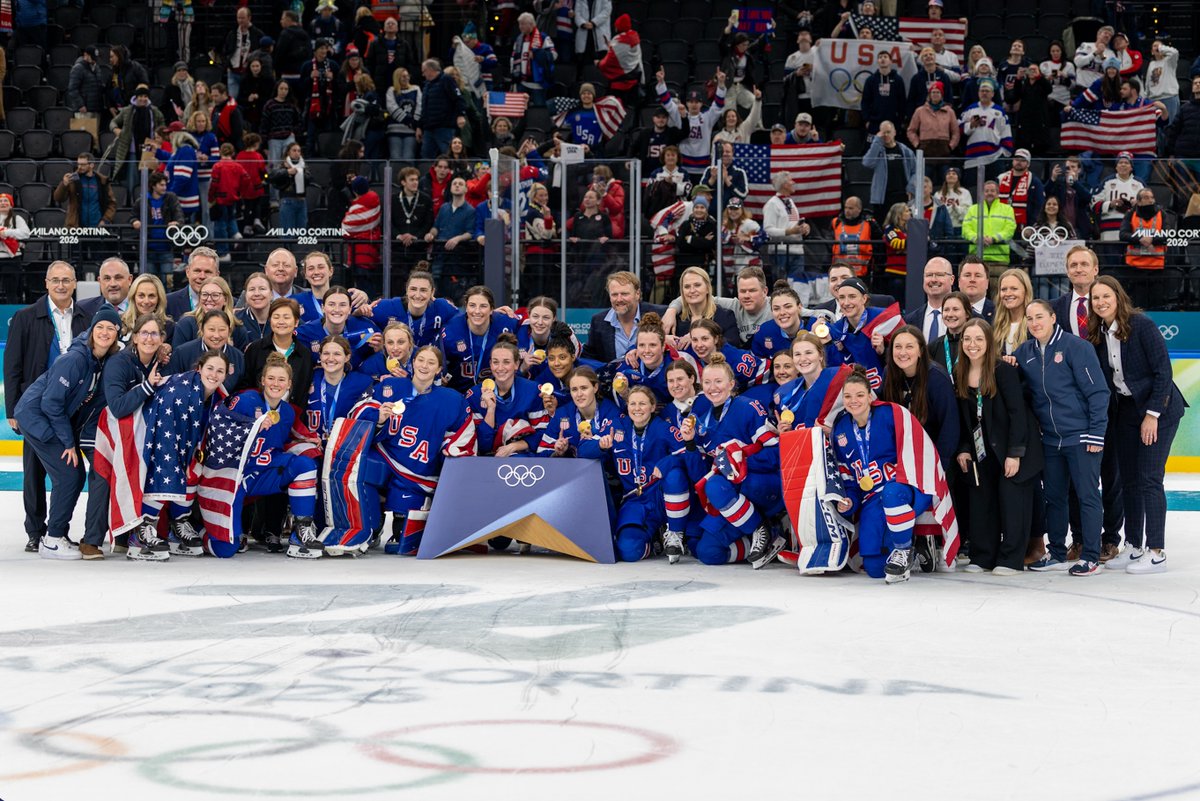 From One🏅Team to Another-Congratulations!

We proudly congratulate the 2026 U.S. Women’s Olympic Hockey Team on an incredible 🏅 performance! Your dominance &amp; commitment to wearing that jersey inspired a nation &amp; reminded all of us what it means to represent the 🇺🇸 with pride!