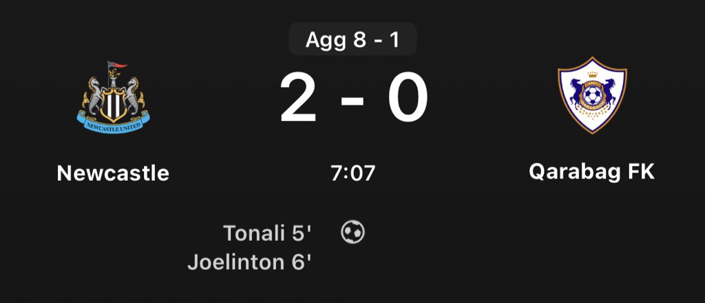Newcastle are evil, they want to completely annihilate Qarabag FK.😭
#NEWQAR