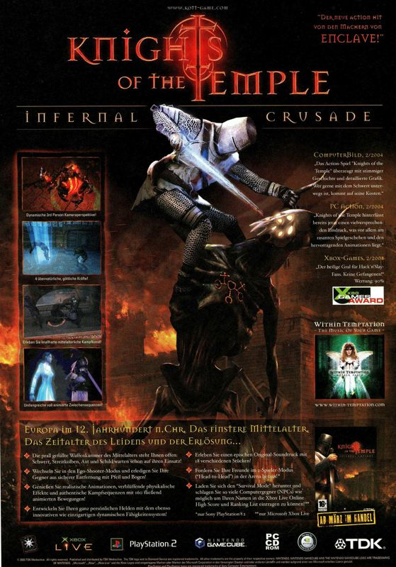 Head back to the PS2 era without spending more than you'd pay for a bit of food

Knights of the Temple - Infernal Crusade - bit.ly/46ULLVs

#DRMFREE
Running on modern systems