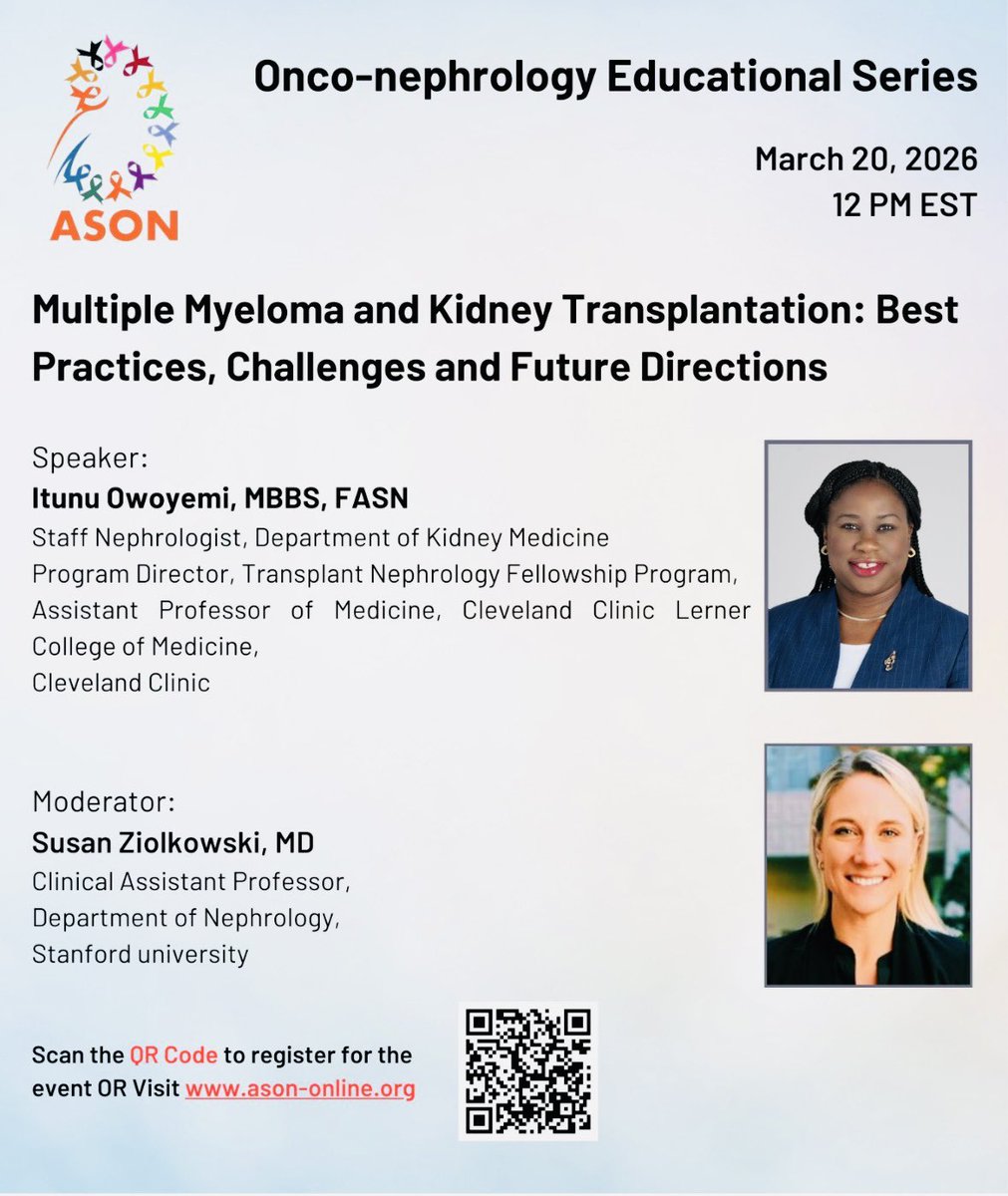 American Society of Onconephrology tweet media