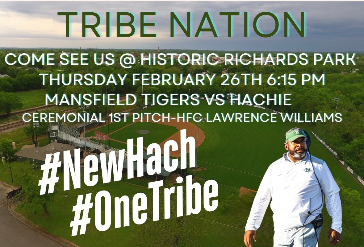 RyanPittsTX's tweet photo. Come on out to Richards Park on Thursday to support Indian Baseball, and see our new head football coach, Lawrence Williams throw out the first pitch!! 

#OneTribe #NewHach https://t.co/H1eGLl1l5i