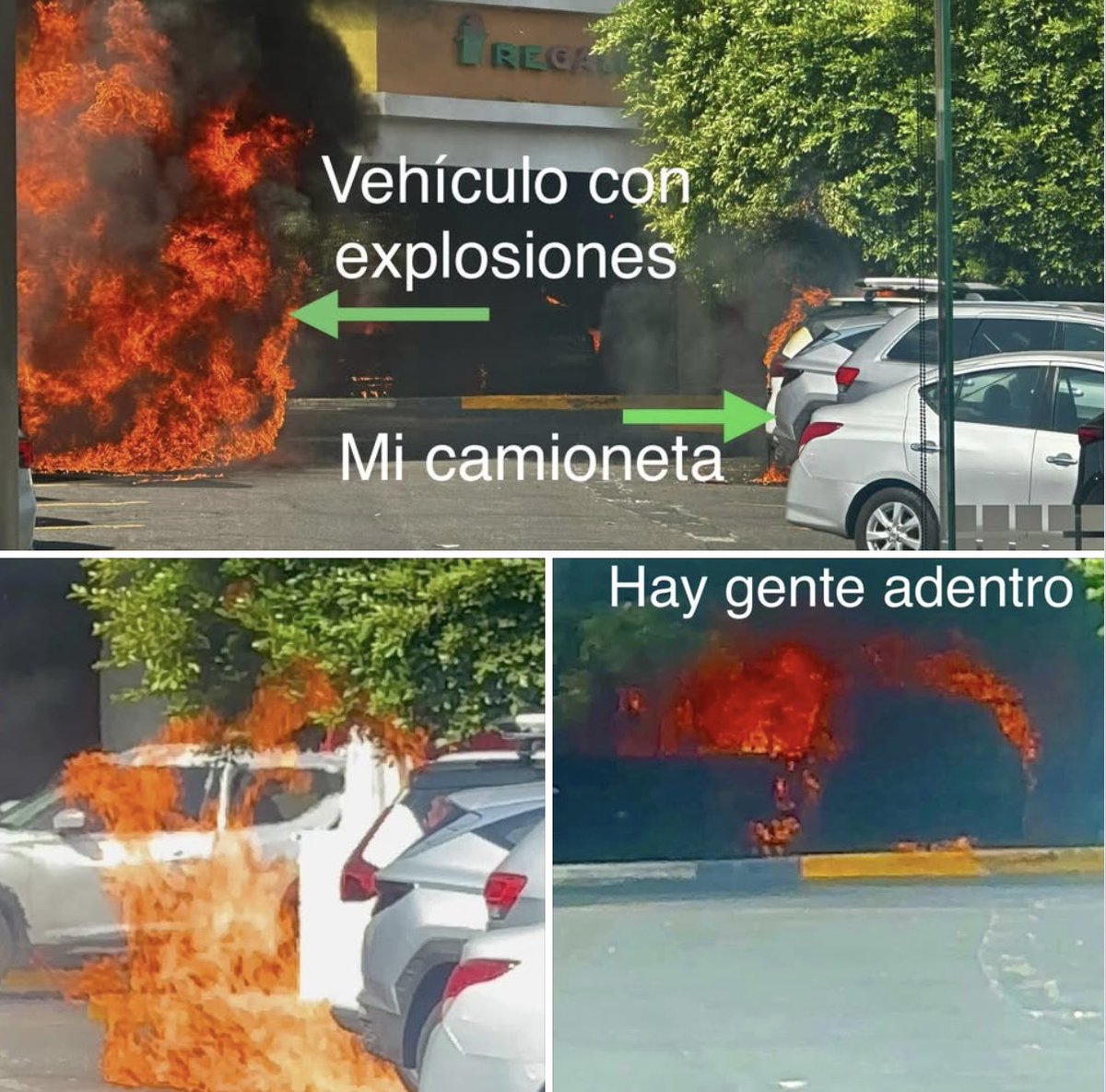 🚨RELATÓ SE UNA PERSONA DE GUADALAJARA QUE VIVIÓ EN CARNE PROPIA EL #Terrorismo del domingo

“No es terrorismo”, afirma la presidenta Claudia Sheinbaum Pardo.

Hoy me metí en el restaurante Toks de Circunvalación, donde busqué un lugar “seguro” al escuchar los narcobloqueos. De