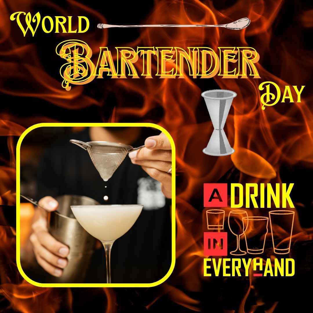 Cheers to those behind the bar!
The team at #ADrinkInEveryHand wishes all a Happy World Bartender Day!
Let's celebrate the skill, craft, and creativity of bartenders who mix magic into every drink.
Cheers to their artistry and dedication!
#DrinkLocalMT
#WorldBartenderDay
#ADIEH