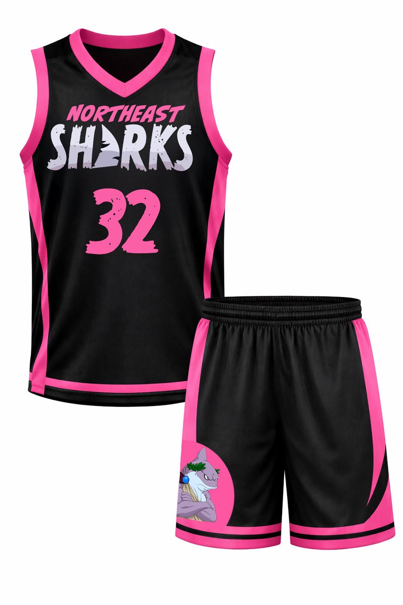 What do y’all think? 👀

Designed by <a href="/thebigticketmn/">The Big Ticket MN 🔥</a> for my son’s U14 traveling basketball team 🔥

You know <a href="/SharksVending/">Sharks Vending 🦈</a> had to sponsor 🫡