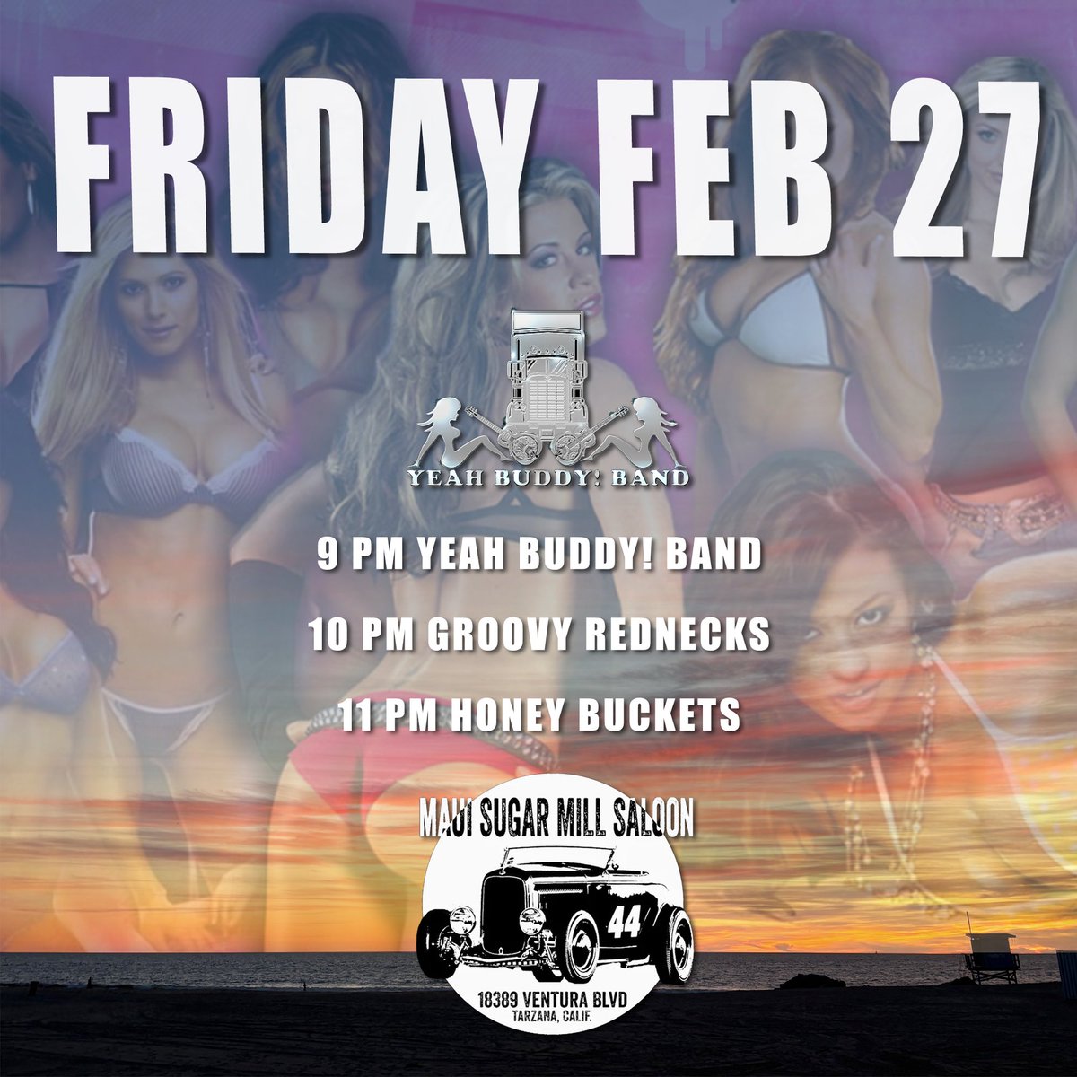 yeahbuddyband's tweet photo. FRIDAY NIGHT. Get Ready for the Tango in Tarzana... The Rally in the Valley... THE BRAWL TO END IT ALL!!!
SEND IT!
#MAUISUGARMILLSALOON  #TARZANA #california #USA #livemusic #ROCKNROLL #OUTLAWCOUNTRY #YEAHBUDDYBAND #YEAHBUDDY #SENDIT https://t.co/oIZqPrVGXZ