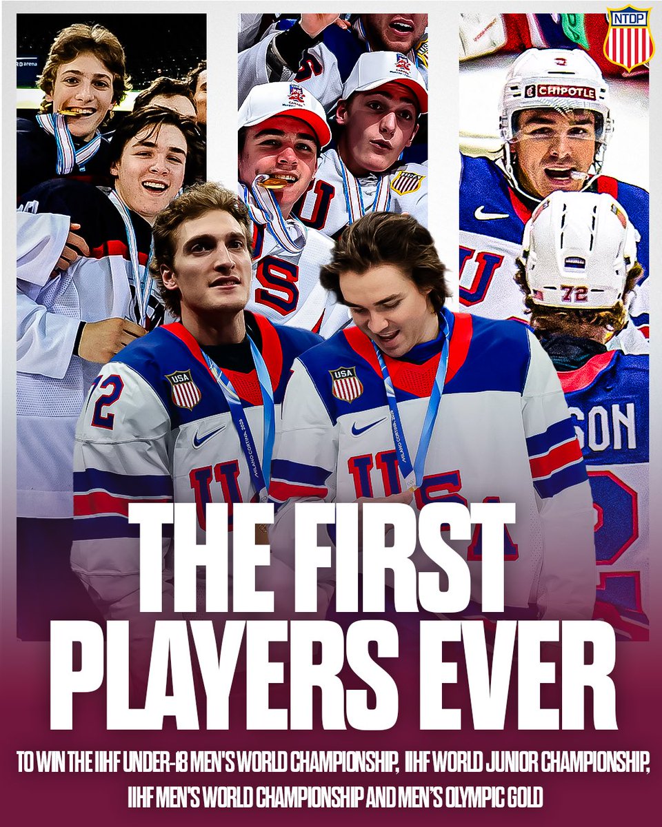 History made. IIHF sweep. 🧹🥇

Clayton Keller and Tage Thompson stand alone, and it all started here 🇺🇸