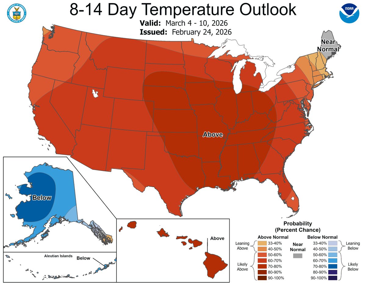 NWS Climate Prediction Center tweet media