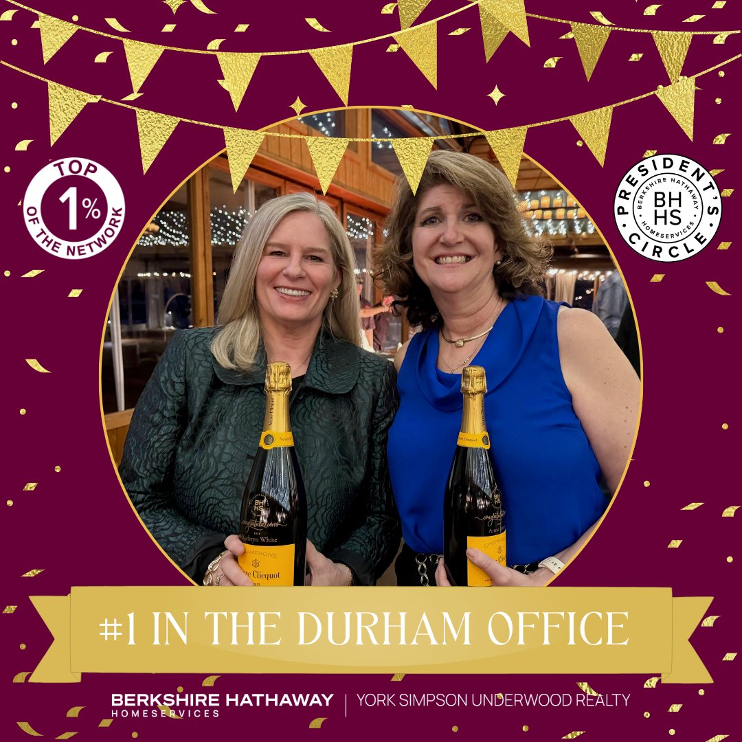 kathrynBHS's tweet photo. Our team was named the #1 Top Producing Team in the Durham office for 2025!
Anna, thank you for your tireless energy and for always going the extra mile for our clients. And to our clients—old and new—thank you for choosing us. We love this community and we love what we do! https://t.co/2ra9P4KT3v