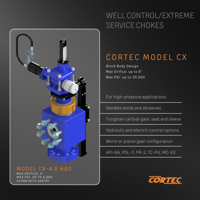 uscortec's tweet photo. Product Highlight:  Well Control / Extreme Service Chokes

The CORTEC Model CX extreme service chokes are engineered for the most demanding drilling and well control operations.

Explore our full Well Control / Extreme Service Choke lineup: https://t.co/LzYbsisHQH https://t.co/ZxHPakEGfw