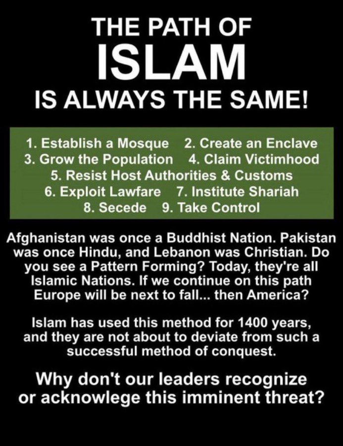 <a href="/Theonlyjcvolly/">JC Vollentine</a> <a href="/GregAbbott_TX/">Greg Abbott</a> Its an Islamic WAR on the US. 

And our politicians are sitting on their hands getting rich trading stocks while our country is in the midst of a complete takeover by a foreign enemy.