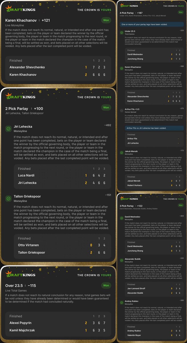 ATP Dubai respects coin 🤝 

<a href="/CappyUT16/">Cappy16</a> and <a href="/301TJ/">TJ💰</a>  went 5-1 this morning 🔥