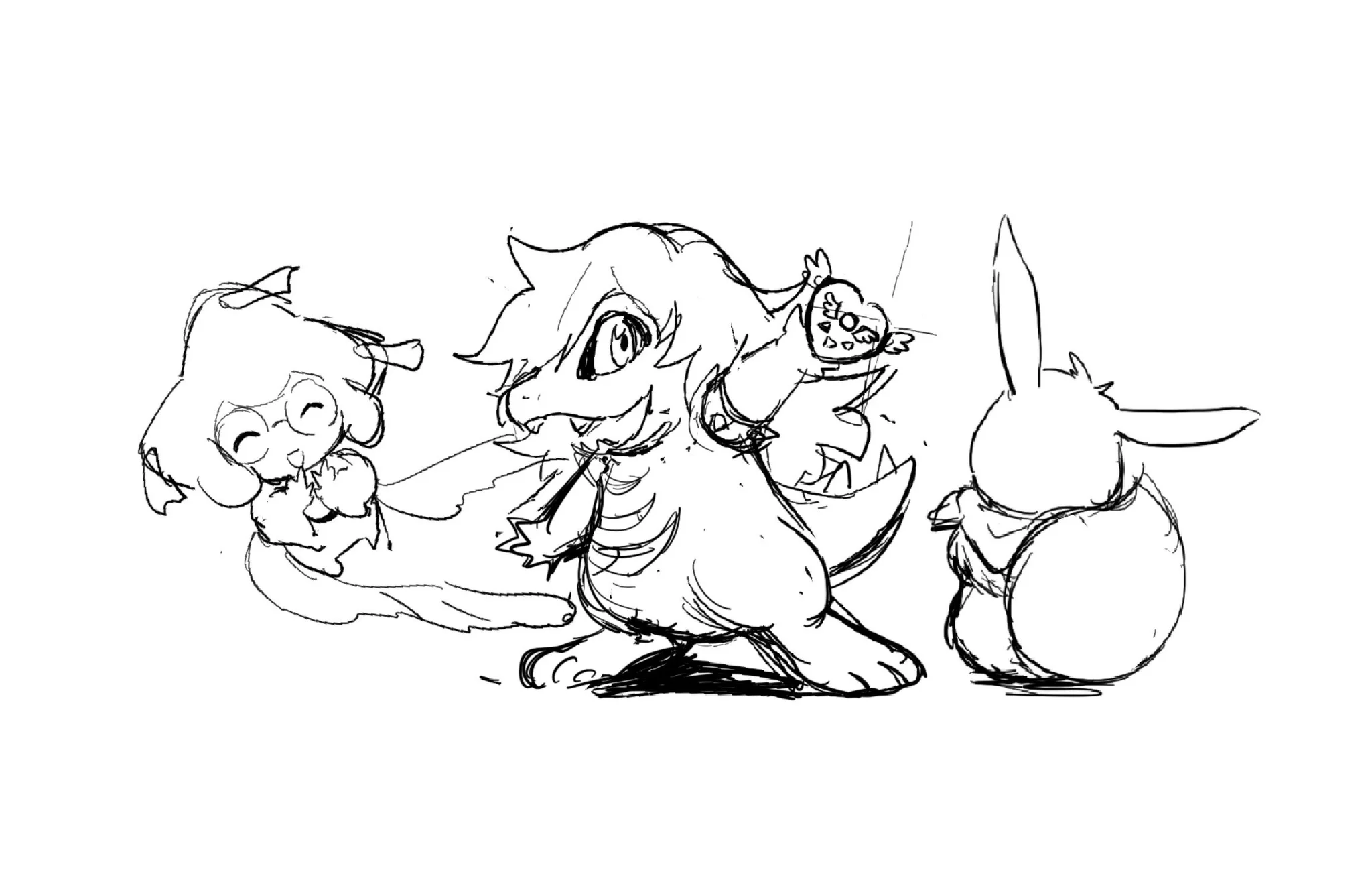 Deltarune mystery dungeon #deltarune #pokemon #kris #susie #ralsei ...