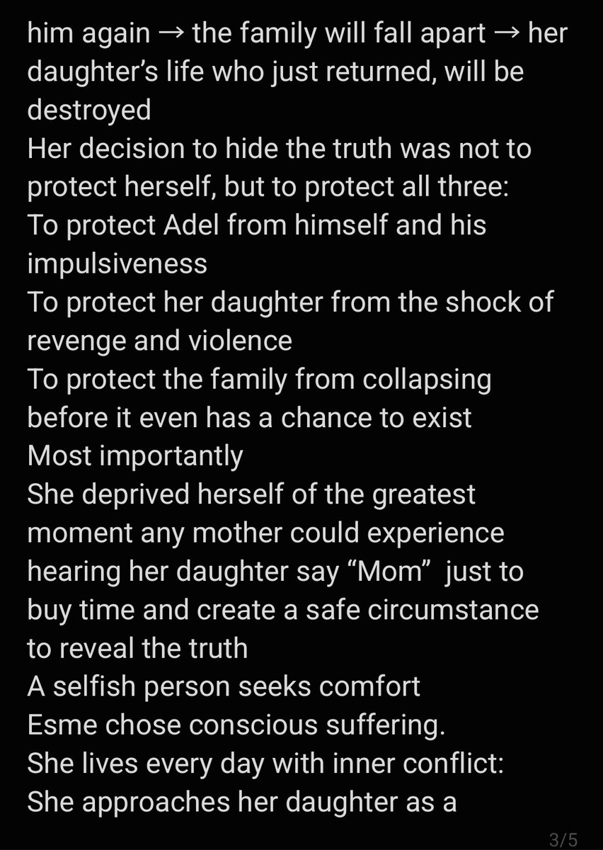 emmaell2003's tweet image. Here is a simple analysis of esme’s character, whom some crazy people accused of being selfish because she is hiding her daughter from her father
#EsDil #EsDilEl