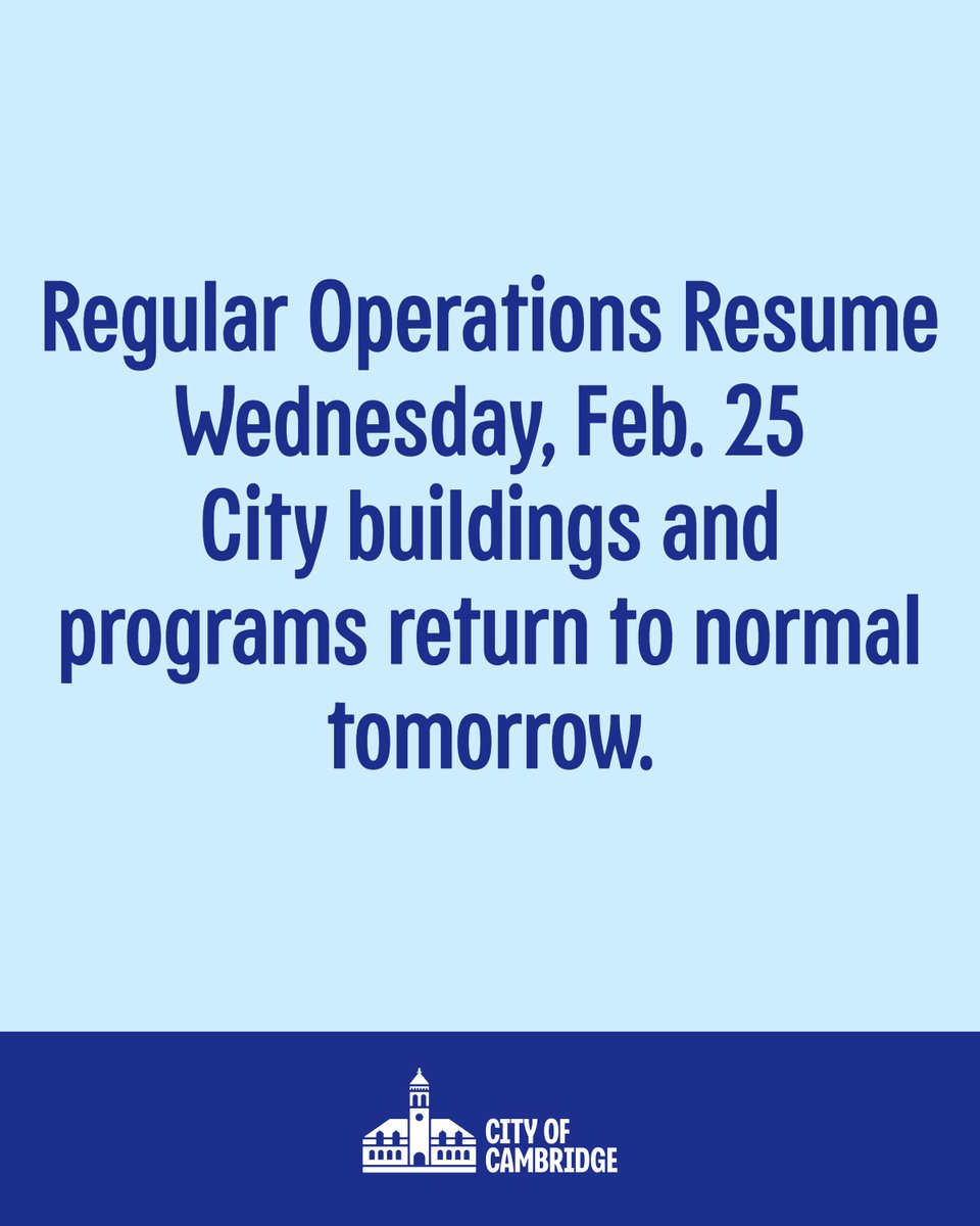 City of Cambridge tweet media