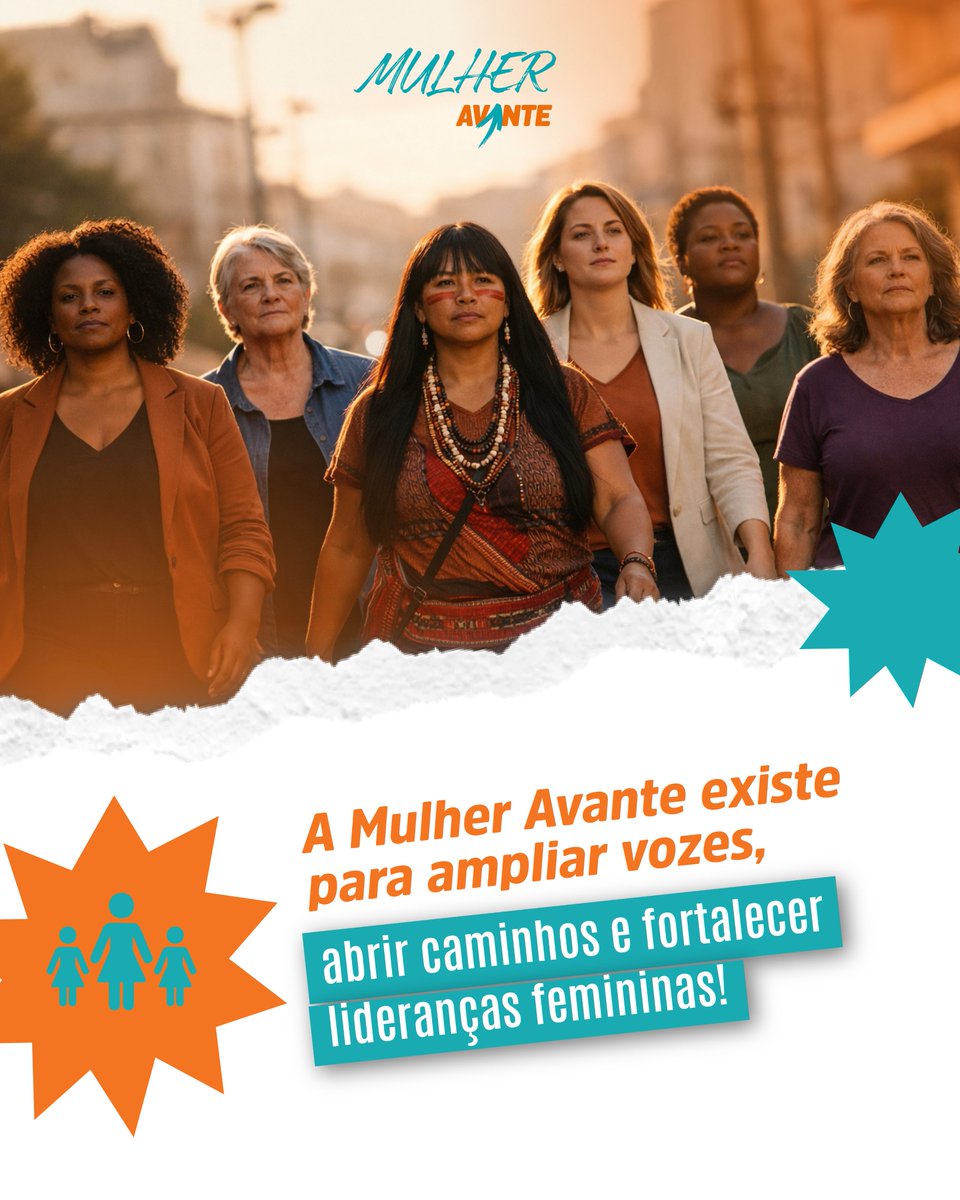 Acreditamos que democracia de verdade só existe quando mulheres ocupam, participam e decidem.
Com diversidade, coragem e presença!
Fortalecer lideranças é garantir que toda sejam ouvidas.
Vamos construir esse espaço juntas! Vem ser Mulher Avante.
