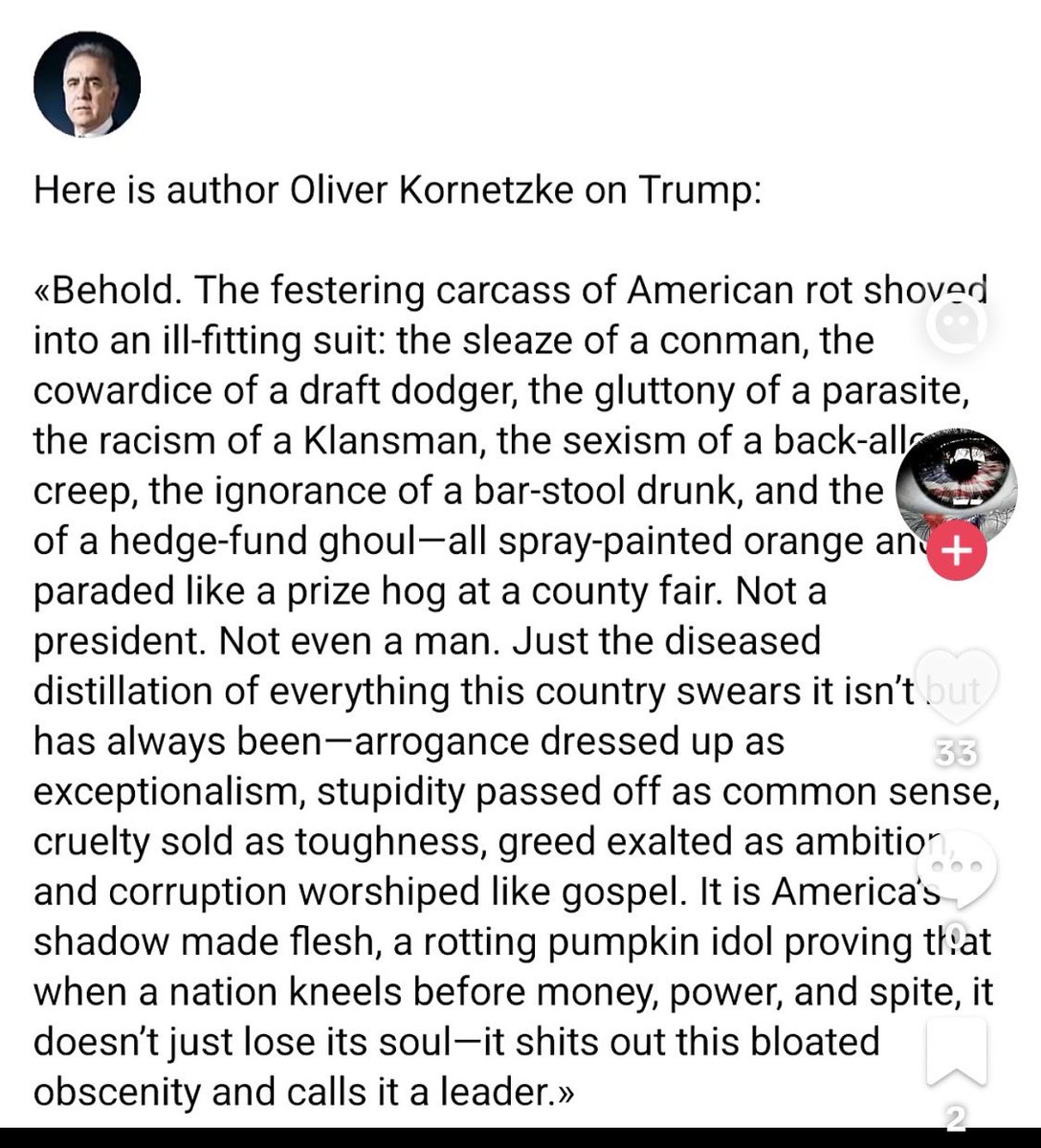 <a href="/MacFarlaneNews/">Scott MacFarlane</a> <a href="/StevenGordon_Ca/">Remove Trump Now #LocoPedo</a> Bravo Senators! No one should support him in any way!
Behold: