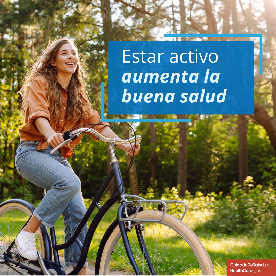 Mantenerse activo es una de las cosas más importantes que puede hacer por su salud y longevidad. Necesita un mínimo de 150 minutos de actividad física a la semana para mantenerse sano y sentirse bien. Más información en: go.hc.gov/4tTLVq5