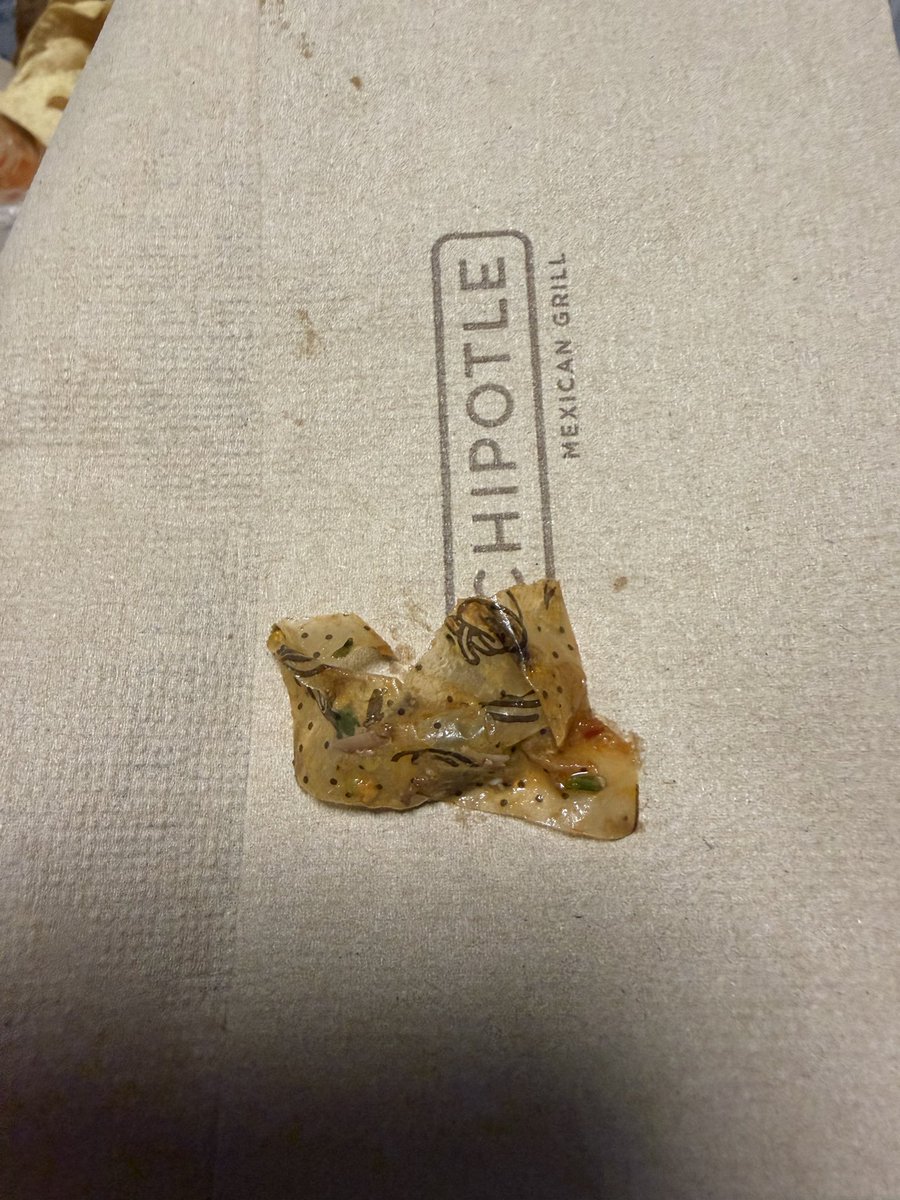Nurse_Preme's tweet photo. @ChipotleTweets need to check quality control…my daughter almost ate this https://t.co/EzU2JNqggf