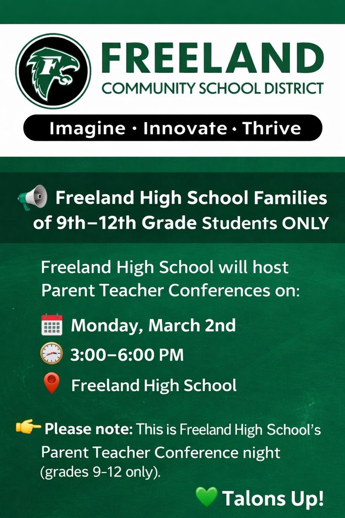 Freeland High School tweet media