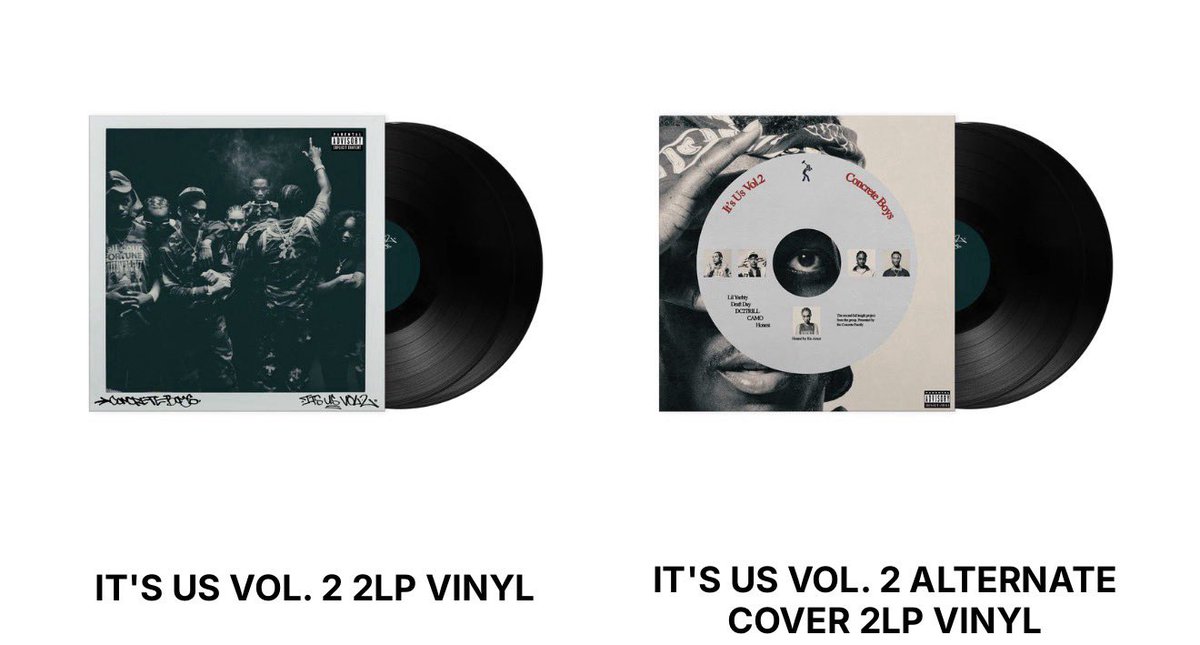 IT’S US VOL. 2 VINYL GIVEAWAY 👷🏽‍♂️
How To Enter:
Like ✅ 
Retweet 🔂
Follow <a href="/wydhuey/">hueyˊ</a>
Be a member of the Concrete Boys community
Reply Your Favorite Crete Member Song
Giveaway Ends 2/27/2026
Good Luck Everyone 🔥