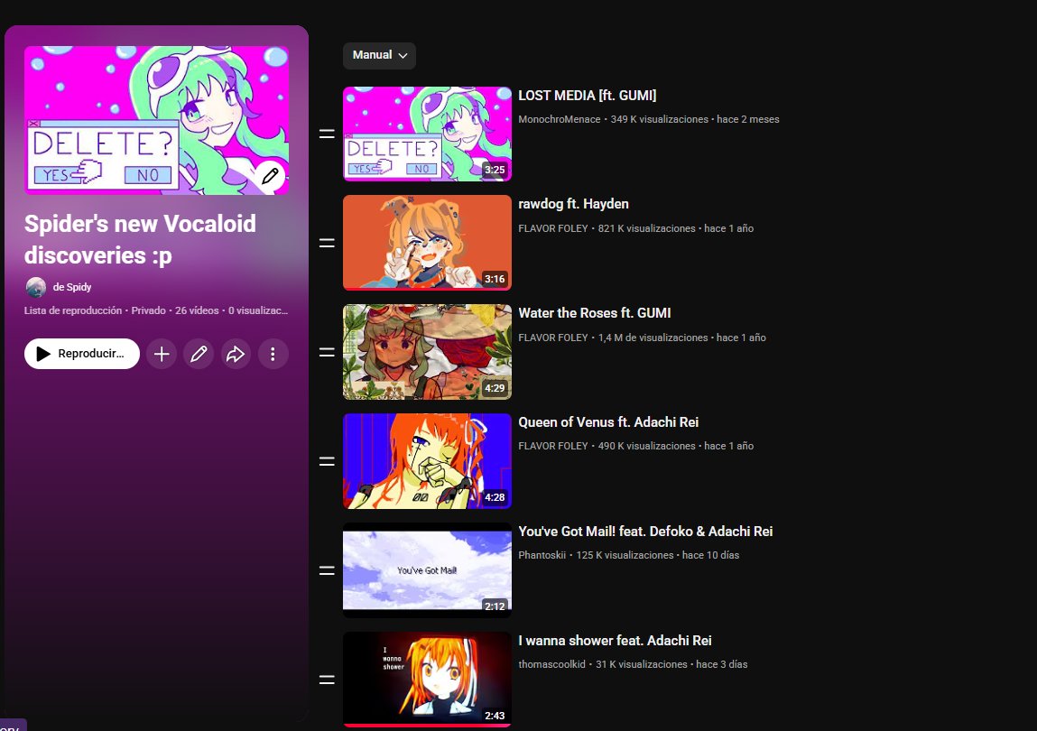 here's the playlist i have built so far with y'alls