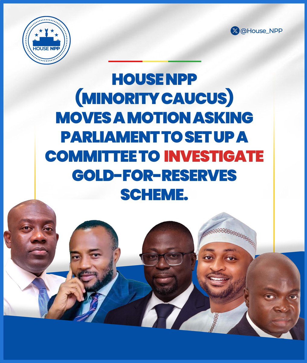 NPP Minority Caucus-9th Parliament tweet media
