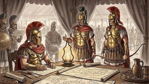 Kadimsiyaset's tweet photo. "Komutan, taktikten önce bilgeliği öğrenmelidir. Zira zafer yalnız silahta değil, doğru zamanda doğru kararı vermektedir."
  
Pseudo-Maurikios, Strategikon, 6. yy

Bizans İmparatorluğu bin yıl ayakta kaldıysa bunu büyük ölçüde devlet aklına borçluydu. Strategikon sadece bir askeri el kitabı değil, liderlik felsefesinin pratiğe yansımasıdır. Bizans düşüncesinde 'hükümdar' her zaman hem general hem diplomat hem de teolog olmak zorundaydı.