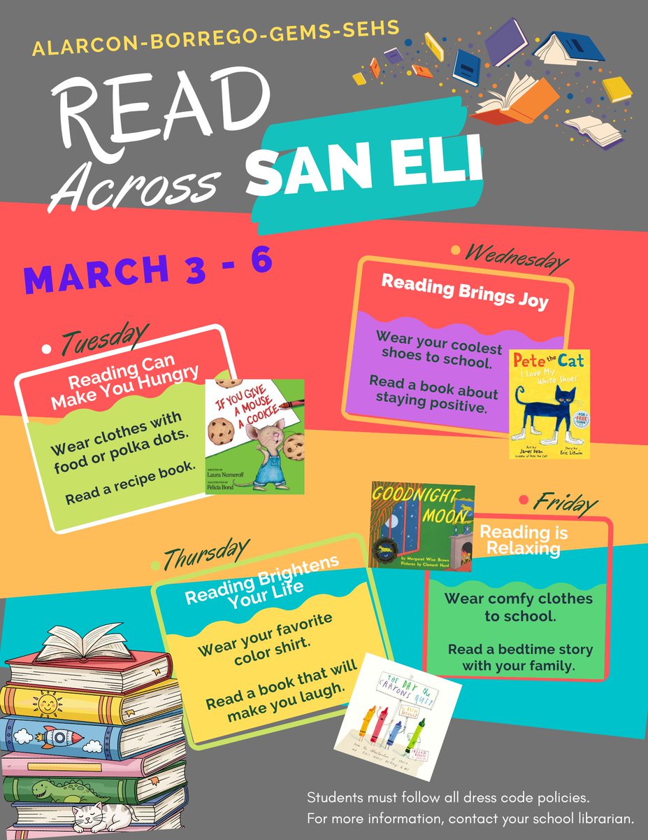 Alarcon Elementary Library tweet media