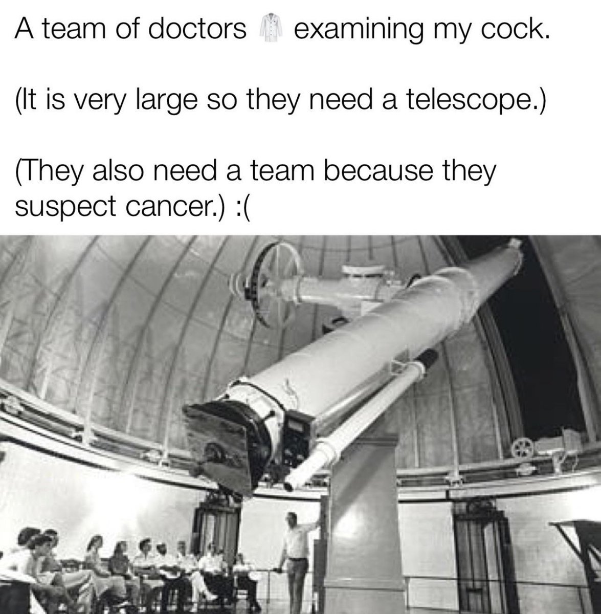 might loose my dik 😞😞