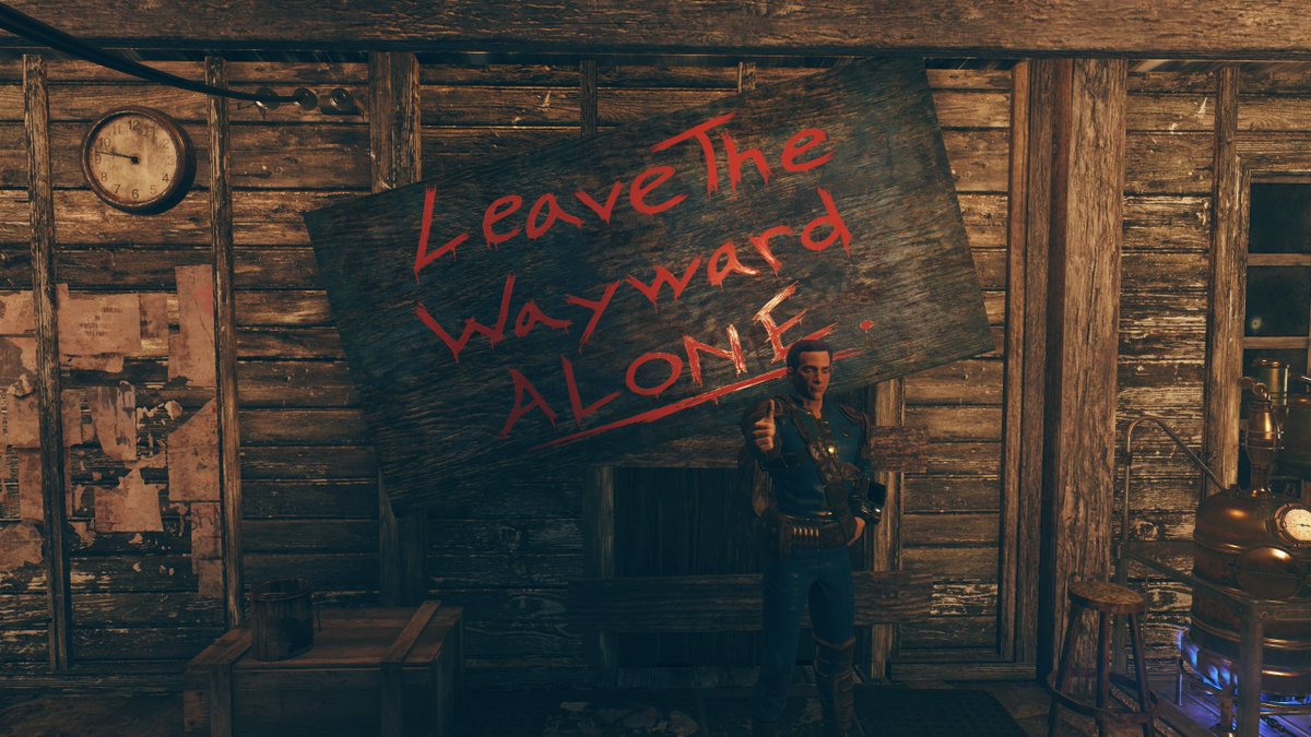 I took down the Free Radical raiders in Fallout 76 then noticed the option to put this sign up which feels inefficient. Does this do anything?