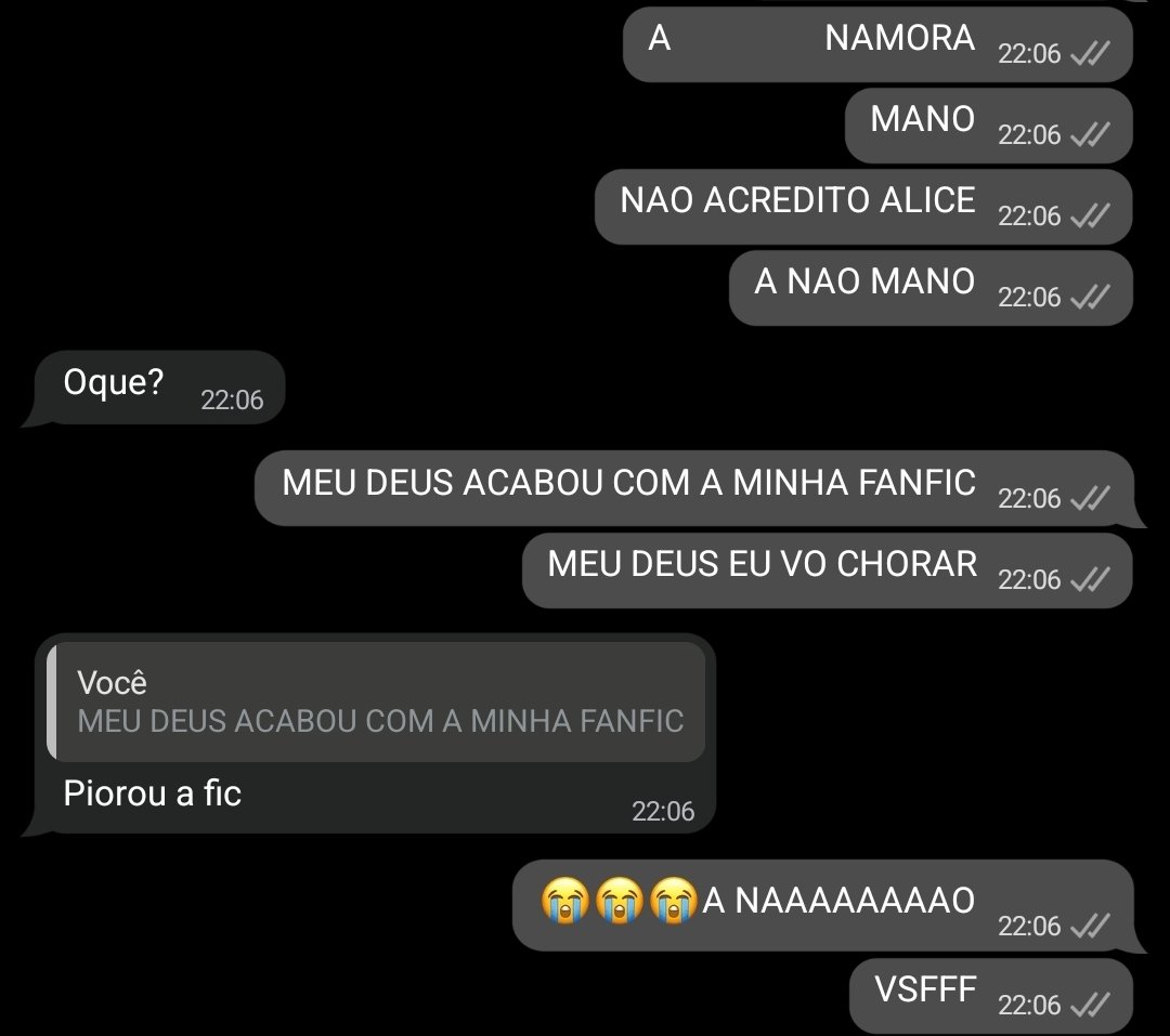 acabou com o meu ano.