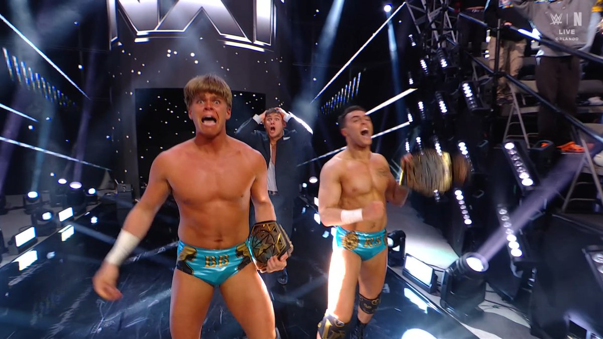 VANITY PROJECT SE CORONA COMO CAMPEONES POR PAREJA DE NXT CON LA AYUDA DE TONY D'ANGELO SIIIIIIIIIIIIIII #WWENXT