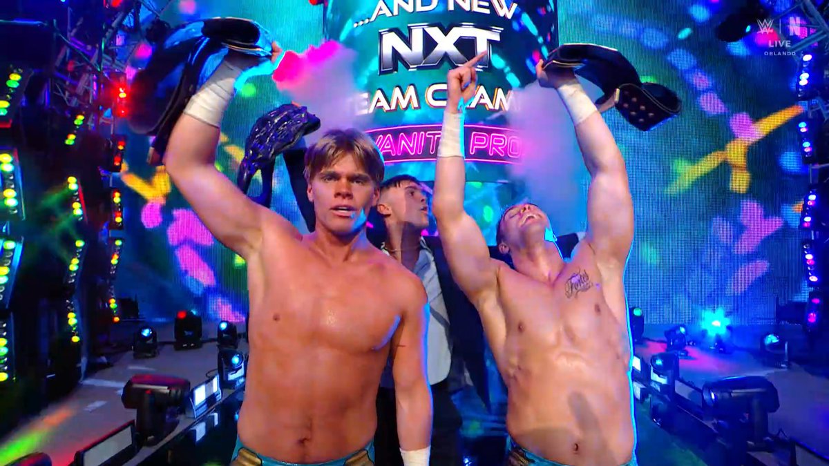 SubToSlamX's tweet image. The Vanity Project are NXT Tag Team Champions.

#WWENXT