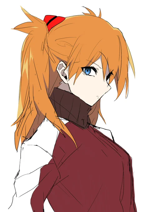 荒んだ目のアスカ好き #エヴァンゲリオン
