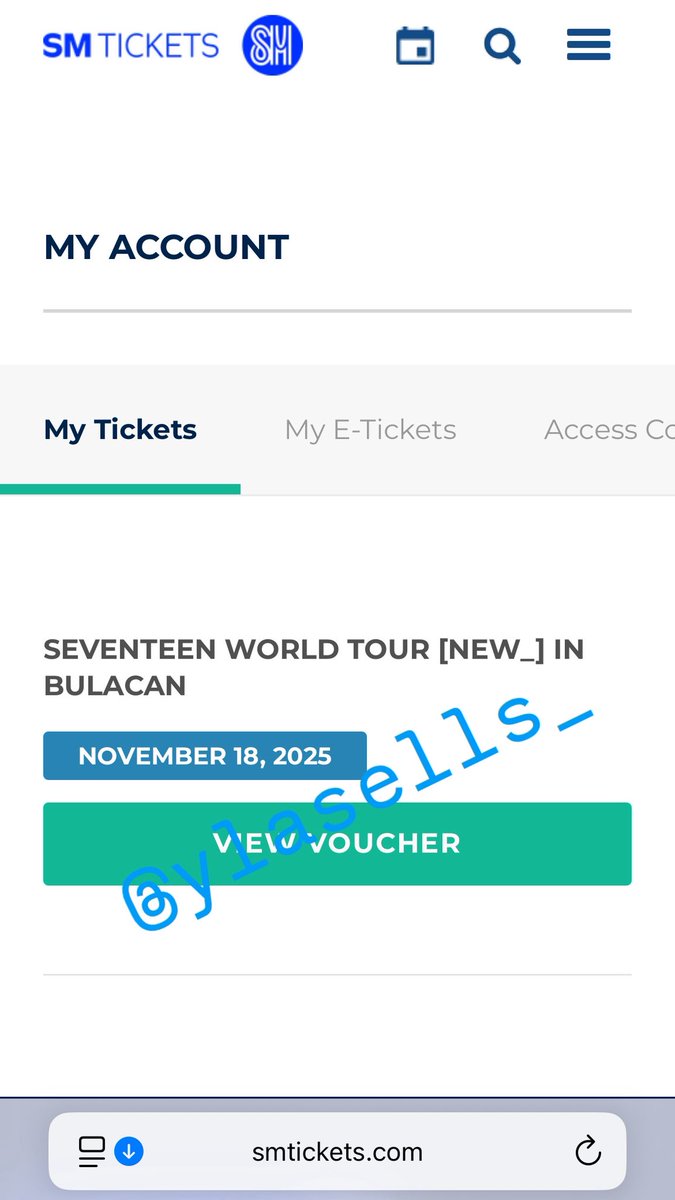 ylasells_'s tweet photo. wts lfb ph

1 SEVENTEEN NEW_ IN BULACAN TICKET
• Bleachers Mid 2 - 211 Row 2
= ₱8,200 https://t.co/C4HggP6n0B