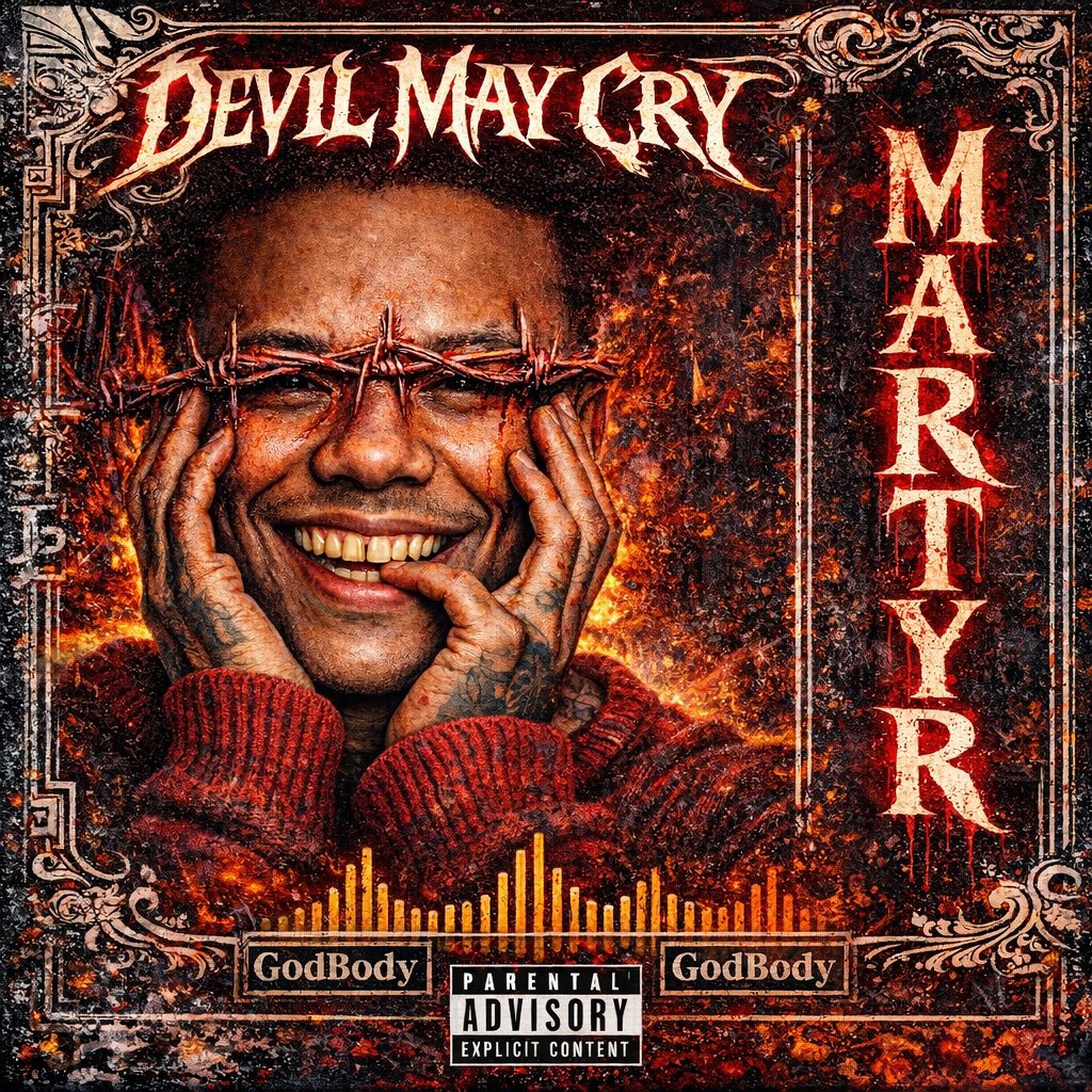 LilYonCe5200's tweet photo. LIL YONCE’ 
DEVIL MAY CRY (MARTYR) EP OUT NOW ON ALL PLATS https://t.co/5U0tX34Od6