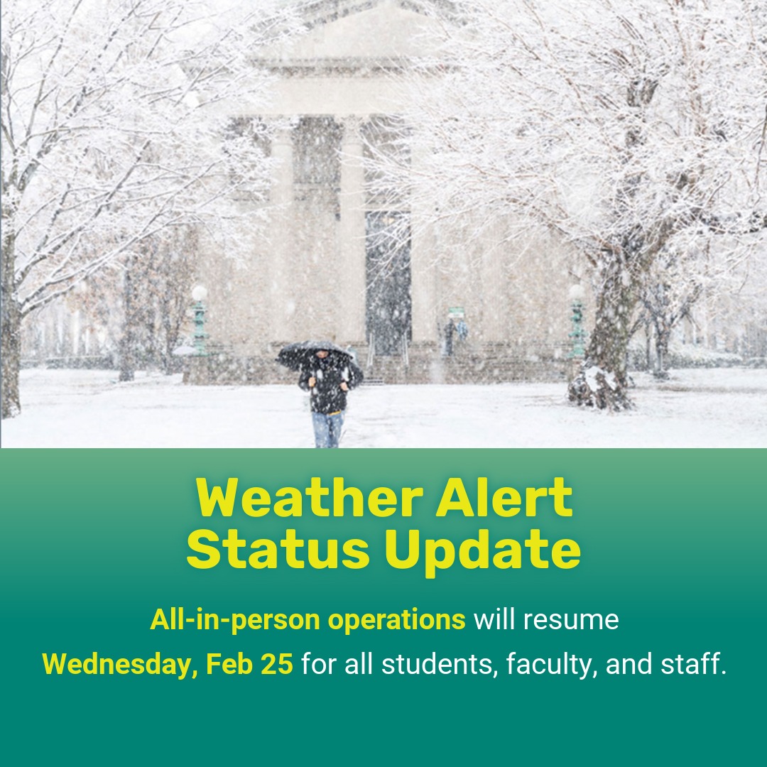 BCCcuny's tweet image. Following a thorough assessment of campus conditions resulting from inclement weather, BCC will resume all-in-person operations on Wednesday, February 25th, 2026. This decision prioritizes the safety of our students, faculty, and staff. 

#BroncoStrong #BCCProud #bcccuny @CUNY