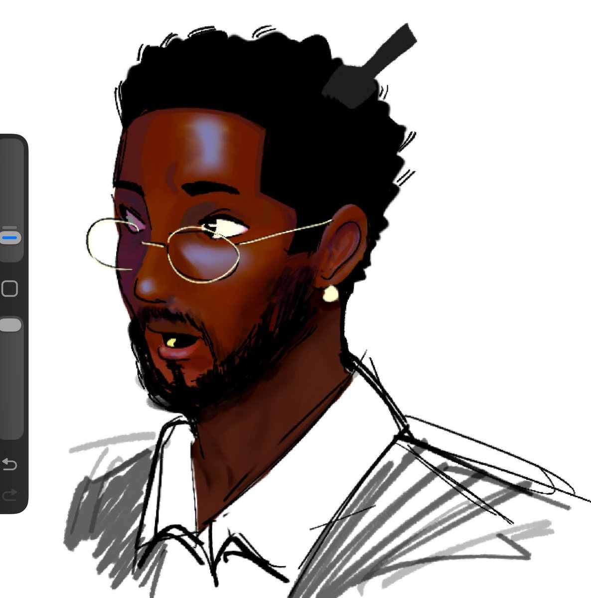 waait I forgot to share this kdot doodle 😵‍💫😵‍💫 it’s a study but idk I liked it