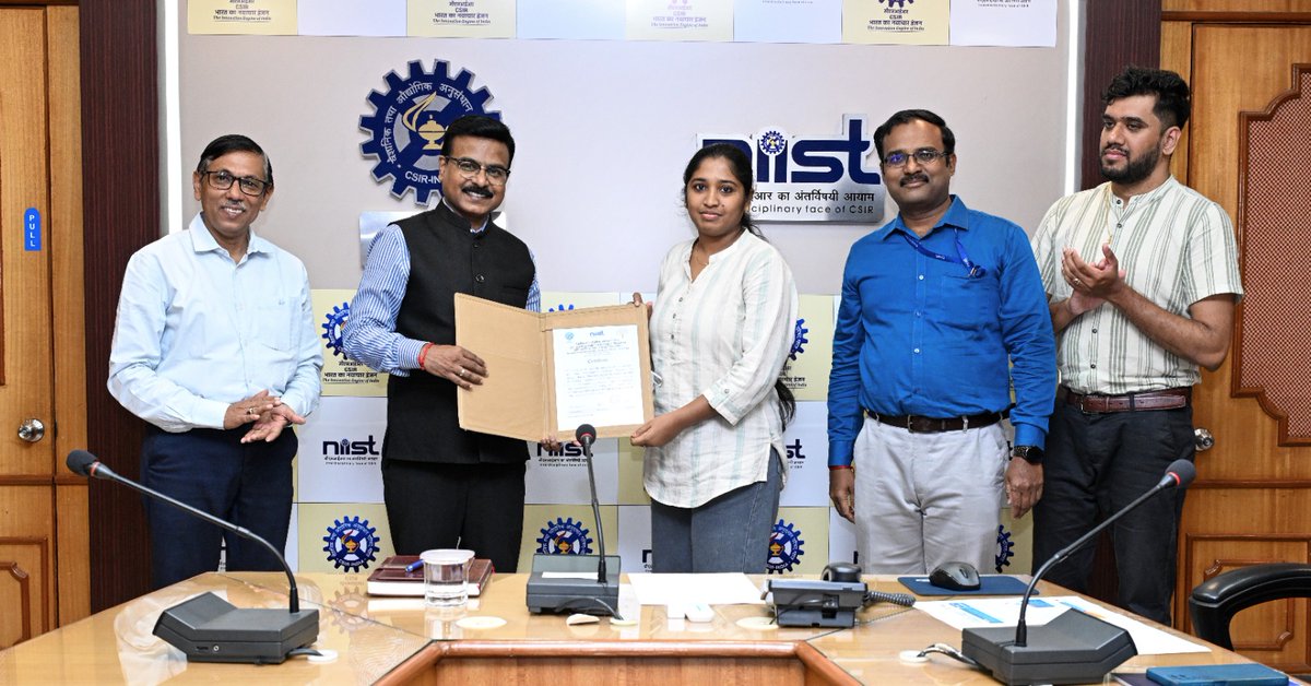 CSIR.NIIST tweet media