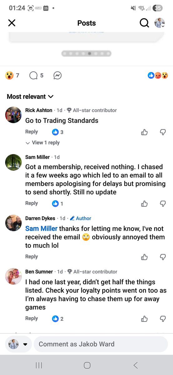 Taking 65 POUNDS off fans for a membership and not giving them everything they paid for is where we are at as a club

Yasir, you should hang your head in shame! 🤬

Absolute disgrace and more eyes need to be on this 👀

If anyone else has had this issue please contact me

#Rovers
