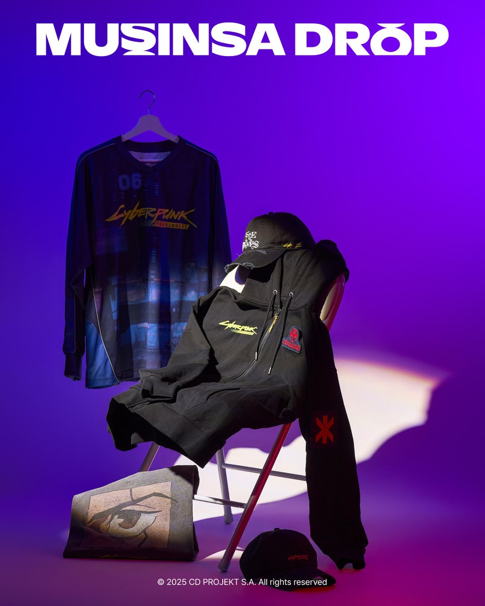 edgerunners's tweet photo. MUSINSA x Cyberpunk: Edgerunners Merch Now Available: https://t.co/B7rkuVhC5o https://t.co/c4VMa3Rxdm