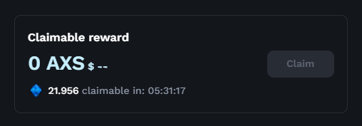 Since 2021 I haven’t stopped earning with <a href="/AxieInfinity/">Axie Infinity</a> 

This week: 21.95 $AXS ≈ $28 via the Bounty Board

The Streak Continues <a href="/Ronin_Network/">Ronin</a>